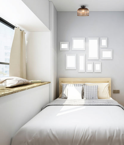 DIYVINTAJ: D.I.Y. Dome Ribbed Glass Batten Fix Ceiling Lights