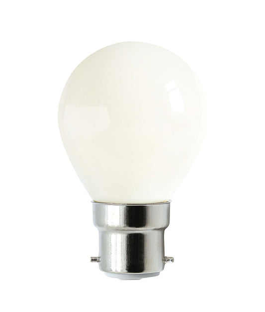 Fancy Round LED Filament Dimmable Frosted Globes (4W)