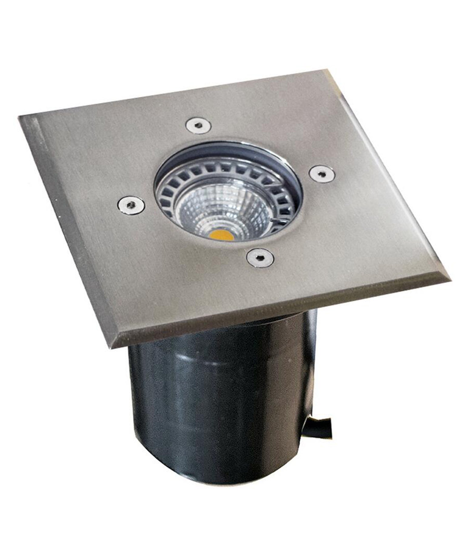 GU10 Inground Up Light (Square / 316 Stainless Steel Faceplate) IP67 ...