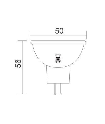 MR16TRI24V: LED 24V AC/DC MR16 Tri-CCT Globe