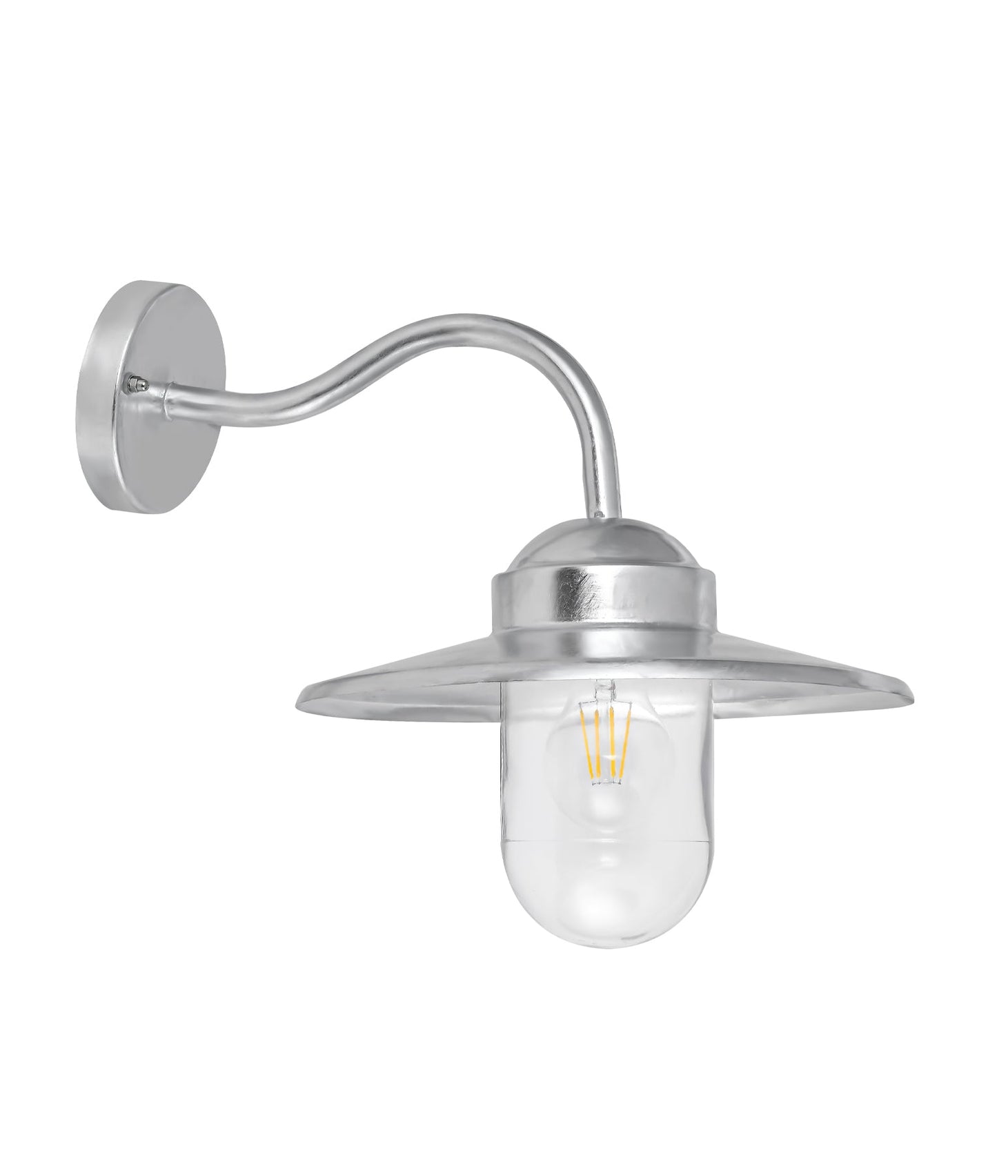PAYONG: Exterior Sun Hat Shape with Clear Glass Wall Lights IP44