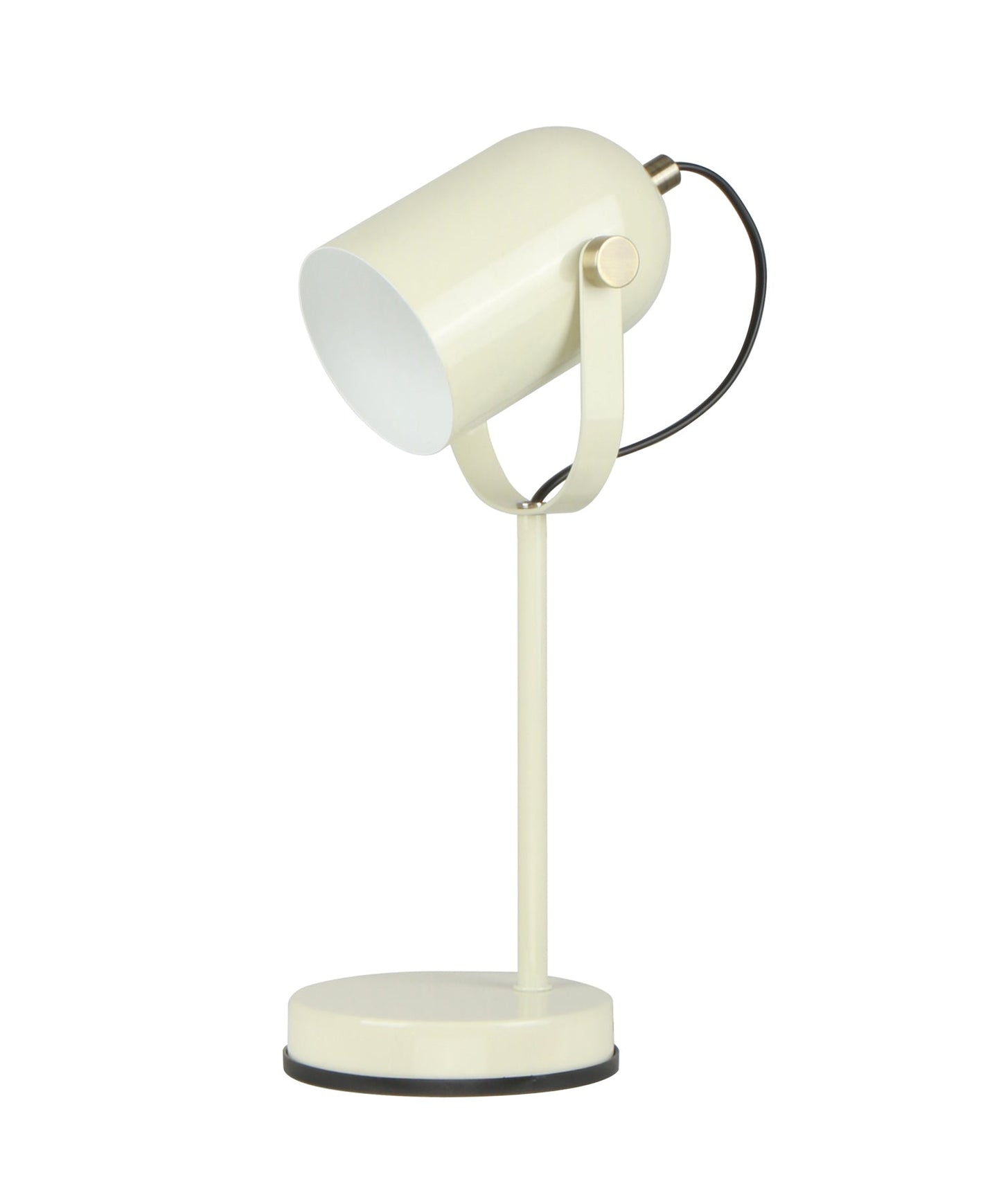 TAZZA: Ellipse Shade with Antique Brass Highlight Table Lamps
