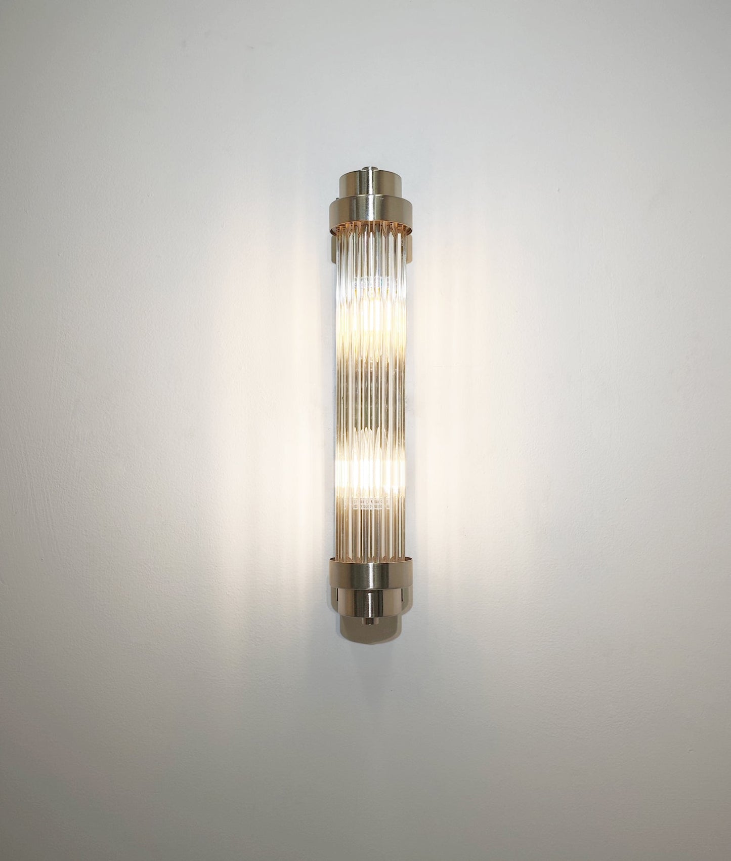 VARILLAS: Interior Up/Down Clear Glass Rod Wall Lights